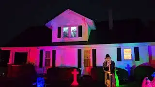 Halloween Yard Haunt Setup