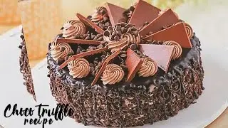 CHOCOLATE TRUFFLE RECIPE || Easy Chocolate cake || Cake Boon