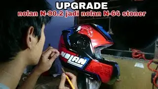 UPGRADE PAINT HELM NOLAN N-90.2 JADI NOLAN N-64 STONER