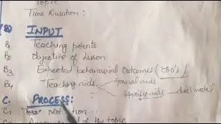 Lesson Plan format as per RCEM