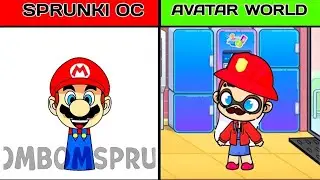 SPRUNKI OC vs AVATAR WORLD | Mario Style Character Comparison