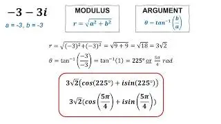 Converting Complex Numbers from Rectangular to Polar Form