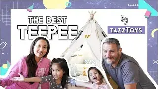 🎪TEEPEE TENT FOR KIDS SET UP TUTORIAL | FIL-AM FAMILY VLOG