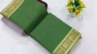 Chettinad Cotton Sarees | 💰 ₹630 | WhatsApp - 8344378186 #cottonsarees #chettinadsarees #handloom