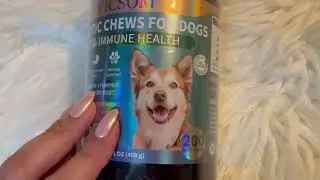 Quick overview of this 200 Soft Probiotics Chews for Dogs !