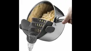 Kitchen Gizmo Snap N Strain Pot Strainer and Pasta Strainer