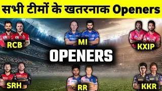 IPL 2020 All Team Top Dangerous Openers | RCB, CSK, MI, KXIP, KKR, RR, SRH, DC
