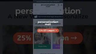 Extra 25% Off Personalization Mall Coupon Code | Verified & Working September 2025