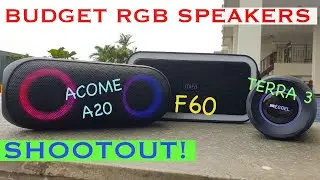 Budget RGB Speakers SHOOTOUT! - Acome A20 vs Mifa F60 vs Eggel Terra 3