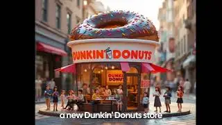 Your ideal Dunkin' Donuts store in Manhattan, New York. #Dunkin' Donuts