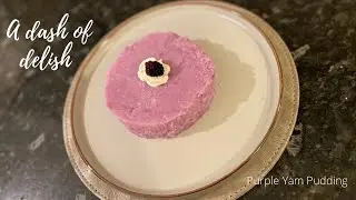 How to Make Purple Yam Pudding | A Dash of Delish