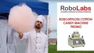 RoboJetFloss cotton candy machine Promo
