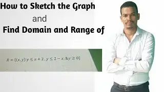 Simple techniques to sketch & find domain and range when 3  linear inequality comes together G-10