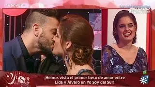 Yo soy del Sur |  El primer beso de amor entre Lida y &Aacute;lvaro