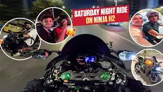 Saturday Night with the Beast | Ninja H2 City Ride