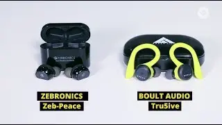 Zebronics Zeb Peace vs Boult Audio Tru5ive review | Earpods | Price