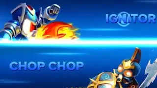 Ignitor VS Chop Chop! RING OUT! Skylanders Swap Force Arena Battles