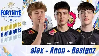 Alex, Anon & Resignz - Fortnite FNCS 2025 Global Championship Trio Highlights