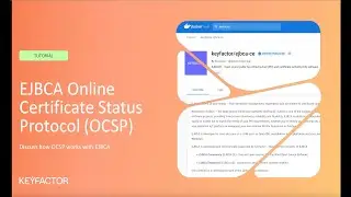 Use Online Certificate Status Protocol (OCSP) in EJBCA