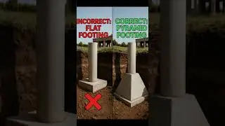 Flat Footing vs Pyramid Footing &ndash; Which Is Stronger? #vidyapathengineers