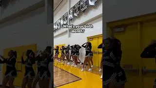 Drop ur bday month🥳🎁#basketball #cheerteam #basketballgame #highschoolbasketball #highschoolsports