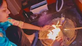 Roasted Sweet Potato 🥔🍠 | Family Vlog | Daily Vlog | Daily Routine | Nancy Sunil Vlog #vlog 14/365
