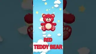 Red Teddy Bear 🧸❤️ &ndash; Learning Colors