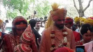 Ravindra jadeja marriage with Rivaba solanki at Rajkot