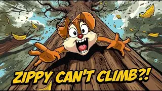 A Squirrel Who Can't Climb?! 🐿️😱 The Funniest Forest Mystery!