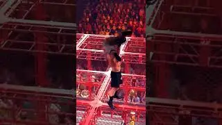 How to break the Hell in a Cell Roof in WWE 2K23 #wwe #shorts