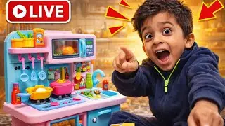 Ved ka Kitchen Set Game 🍳 | Fun Cooking Play LIVE | Kids Streaming