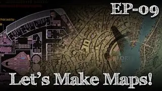 Let's Make Maps - EP09 - Making sci-fi (Star Trek) deckplans! Part One. (Tutorial)