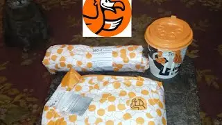 Обзор: Додо Пицца Мини Додстер, Дэнвич ветчина и сыр, и Кофе капучино