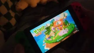 ASMR- Playing Yoshi's crafted world on a rainy night (Lo-fi cosy asmr for sleep and relaxation)