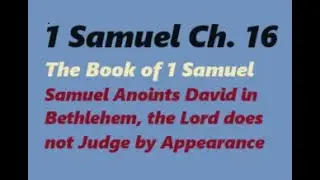 1 Samuel Ch. 16, Samuel Anoints David, Catholic Bible Study, Book of 1 Samuel, Fr. Tim Peters
