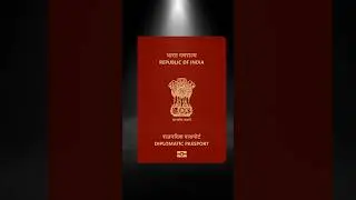 Every Type Of Passport Issued By Indian Government 🇮🇳 #shorts