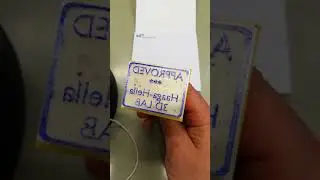 Soft filament used for 3D printing a stamp