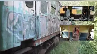Verlassene Bahn Wagons in Deutschland gefunden