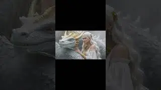 White Dragon Woman - By In The Story #reels #ai #humanity #shortsvideo #fantasy