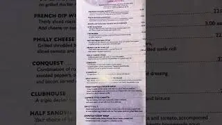 Menu Food The Peppermill Restaurant & Lounge Las Vegas, Nevada ￼