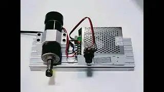 Air cooled spindle ER11 chuck CNC 500W Spindle Motor + Power Supply speed governor