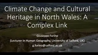 GeogSoc 2025: Guest lecture Giuseppe Forino 'Climate Change and Cultural Heritage in North Wales