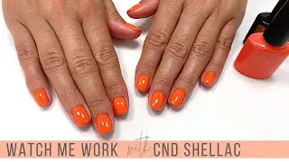 Full Salon Manicure w/CND Shellac [Watch Me Work/Just Music/ASMR]