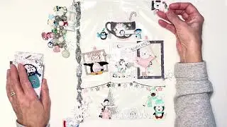 Winter themed pocket letter swap