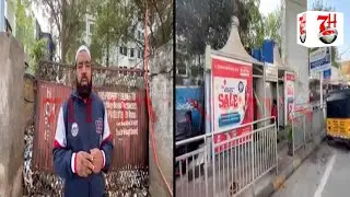 waqf property k samne public toilet banaya gaya jo purana task force office tha begumpet me|7hNews|