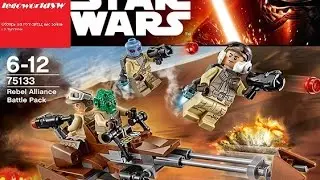 Обзор на лего звёздные войны Rebel Alliance Battle Pack 75133