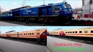 Legendary Darjeeling Mail is slowly skipping Baranagar Road with Brand new 10 