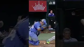 Aggressive chest angle here by Freddy Fermin