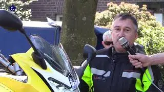 Motorzegening in Milheeze op 2e paasdag