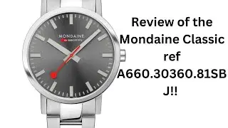 Watch Review - Mondaine Classic Silver ref A660.30360.81SBJ!!